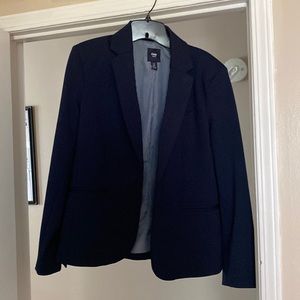 Like new GAP navy blazer with striped lining